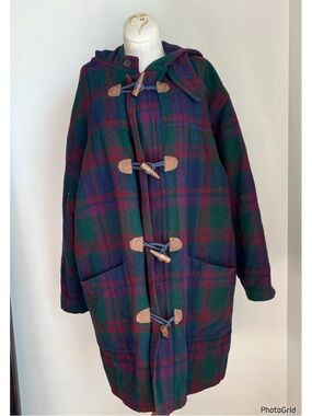 Vintage Aeropostale Wool Toggle Coat Medium 90s VTG